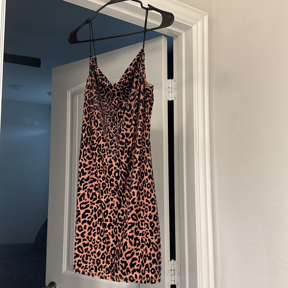 Leopard print dress